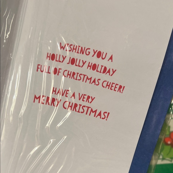 Festive Santa HO HO HO RAINBOW Holiday greeting card! Rainbow & Candy Canes - Picture 10 of 11